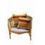 Baxman Yellow Square Throw Cushion Cover-823325266