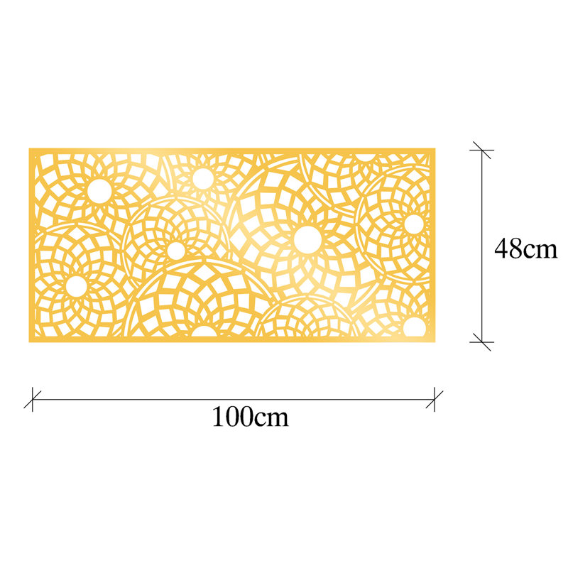 Abstract Wall Decor on Metal