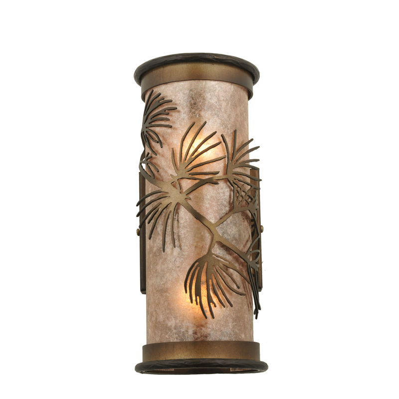 Steel Flush Mounted Sconce