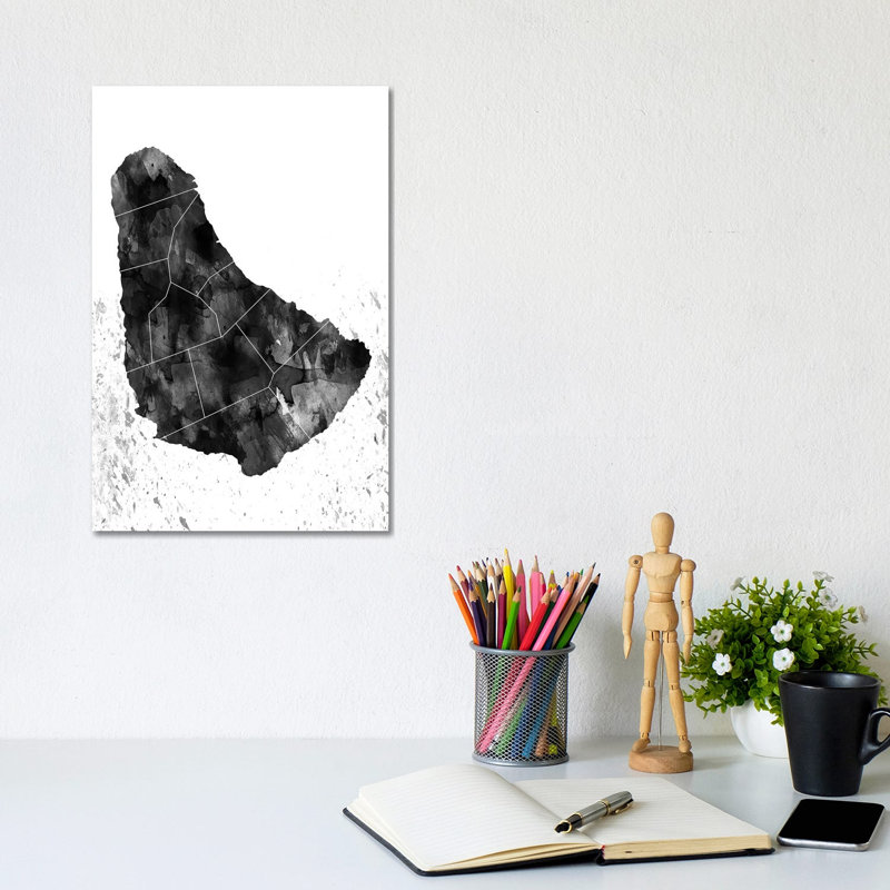 Print, Wrapped Canvas, 20.32 cm H x 30.48 cm W