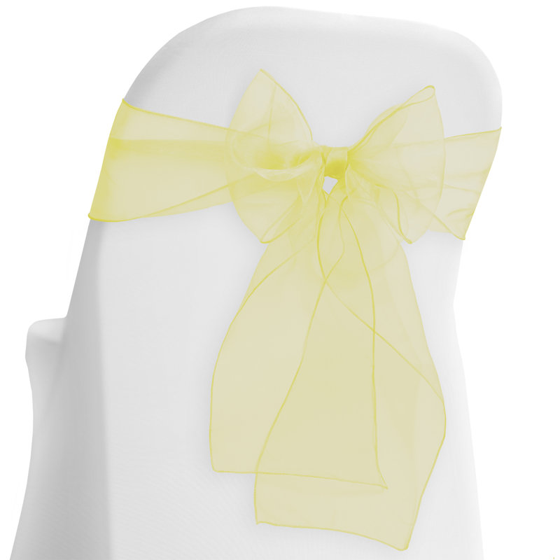 Ceintures de lit Organza, Jaune