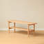 Table basse à plateau en bois massif