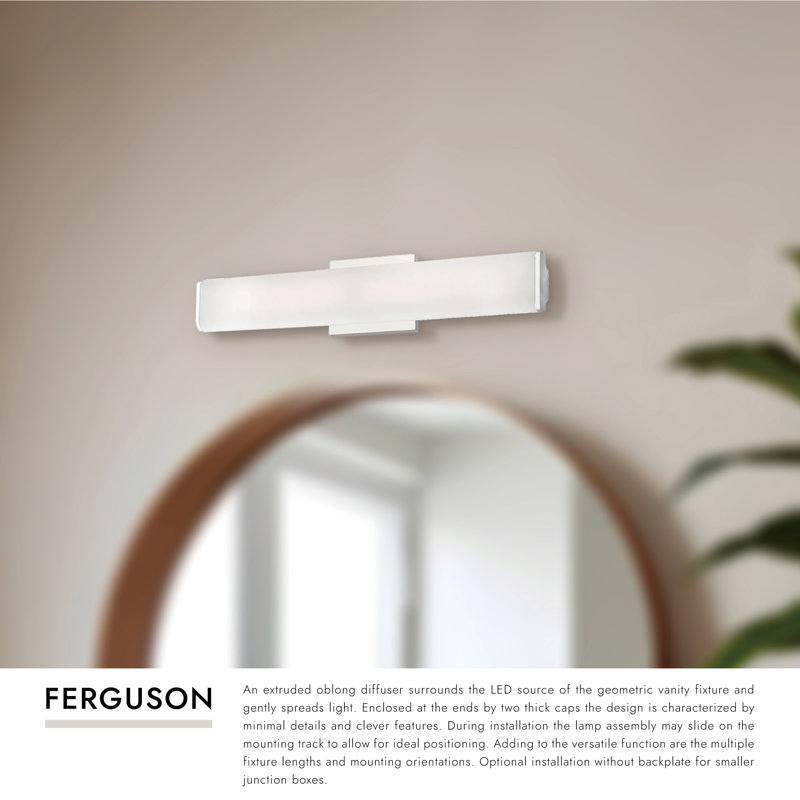 Ferguson 1 - Light LED Bath Bar, Chrome