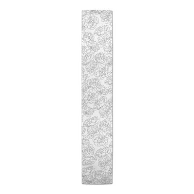 Sema Flower Cluster Sketch Table Runner