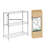 3-Tier Assembled Foldable Corner Shelving Unit-2057842328-2057842329