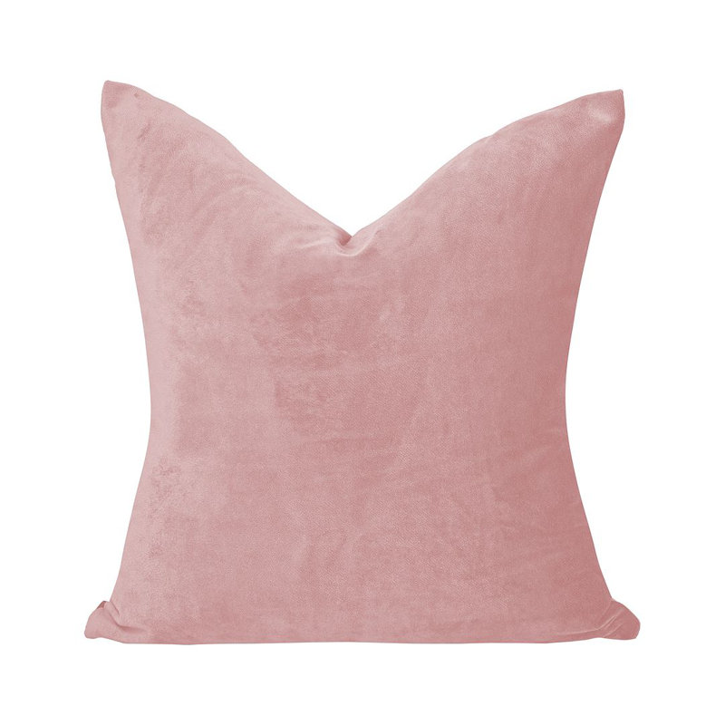 Matte Velvet Cushion Cover - 1 Pc, Flamingo, 56cm x 56cm