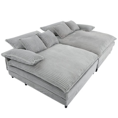 109" W Oversized Double Lounge Chaise
