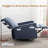 Saidee Upholstered Manual Swivel Rocker Recliner Chair-1246545169