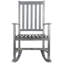 Chaise berçante d'extérieur en bois massif-38811276