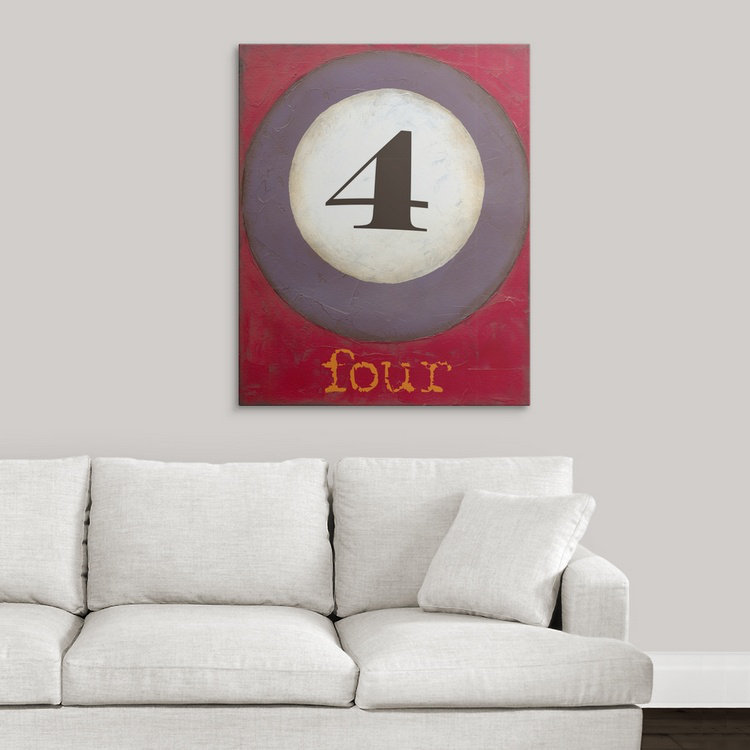 « iv », reproduction d’impression jennifer Graphic Pool, H 10 po x l 8 po x P 1,5 po, Toile