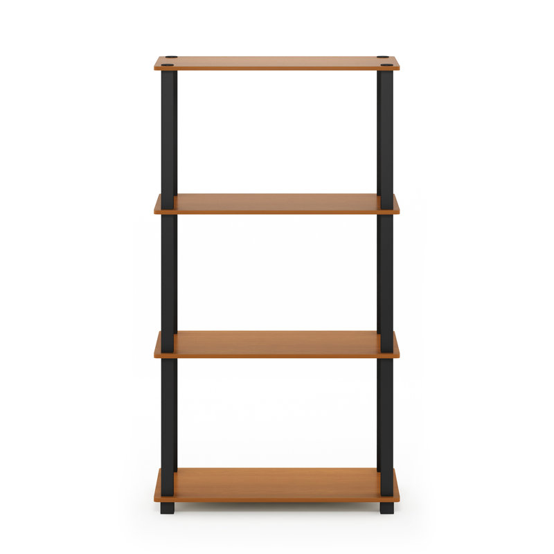 Johnston Etagere Bookcase, Light Cherry/Black