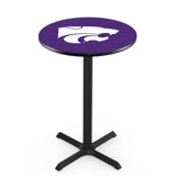 NCAA Round Metal Base Dining Table