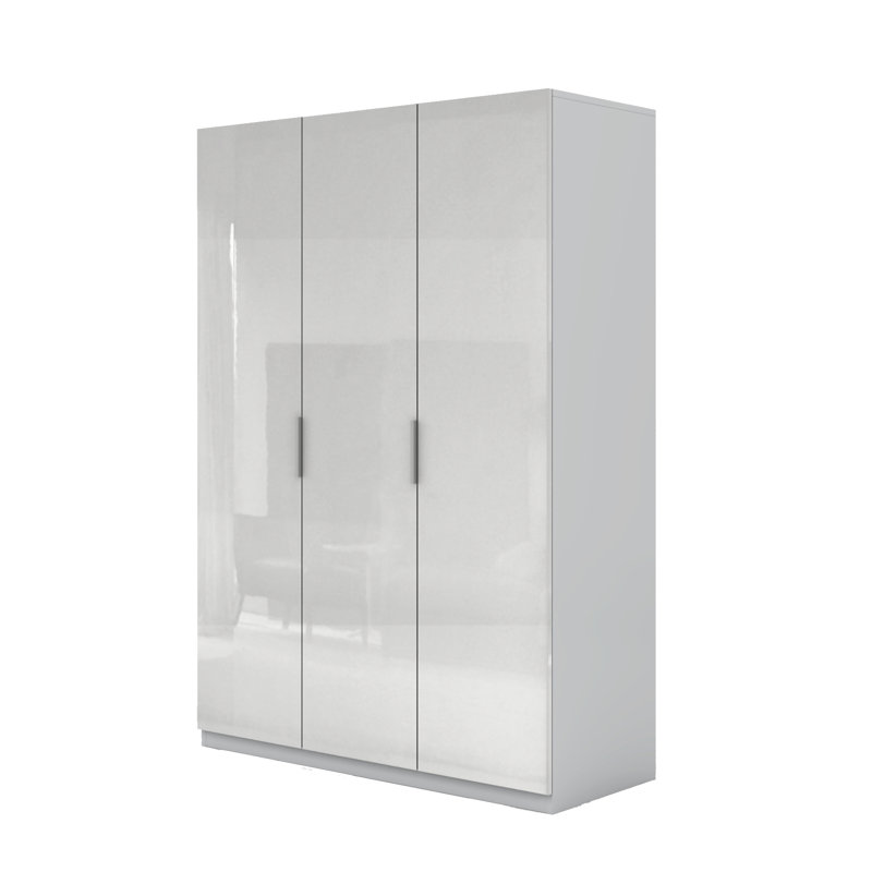 Blocco 3 Door Manufactured Wood Wardrobe