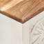 Boîte de rangement en bois d'acacia massif 43,3 po x 11,8 po x 15,7 po Ewenn Dakota Fields