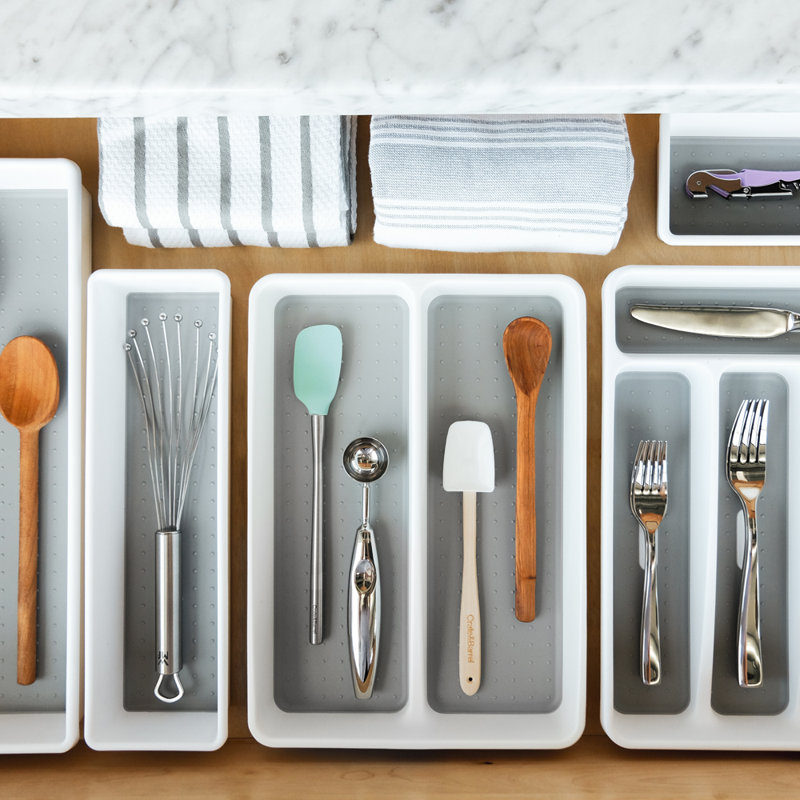 1.88'' H x 12.75'' W x 9.06'' D Flatware & Kitchen Utensils Drawer Organizer
