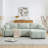 110 Inch Modular Sectional Sofa With L Shape, Extra-Large Seat, Pull-Line Design, Movable Ottoman, High Density Foam, And Sturdy Metal & Wood Frame-805362283