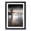 Brooklyn Bridge New York City Abstract Art - Picture Frame Graphic Art Print-55681056-55681055