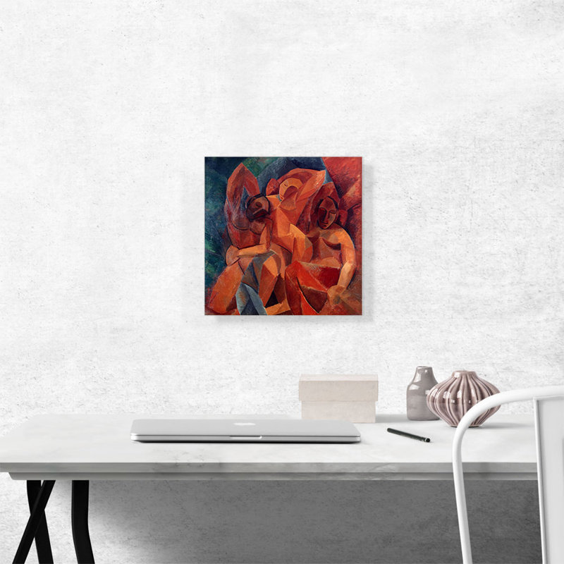 «Three Women 1908» par Pablo Picasso - impression sur toile tendue, H 12 po x l 12 po x P 1,5 po