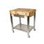 Cucina Prep Table with Butcher Block Top-501096-501145