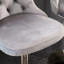 Velours gris 2, hauteur de siège réglable de 25 à 33 pouces, rembourré moderne avec dossier pour pub et îlot de cuisine Happy of 2, hauteur confortable-175361853-175361847