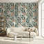 Papier peint nuances vertes feuille tropicale-1024562298-1024562302