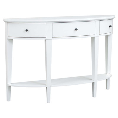 Modern Curved Console Table Sofa Table