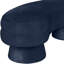 Banc rembourré en velours bleu marine Zenna-1821666961