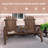 Outsunny 2-Seat Wooden Adirondack Chair, Patio Bench With Table, Outdoor Loveseat Fire Pit Chair For Porch, Backyard, Deck, Carbonized-805985813