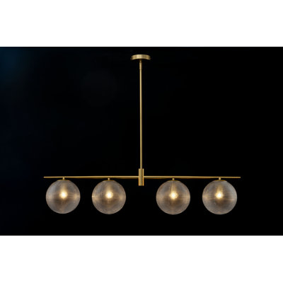 Suspension linéaire à 4 lumières réglables Kaynen