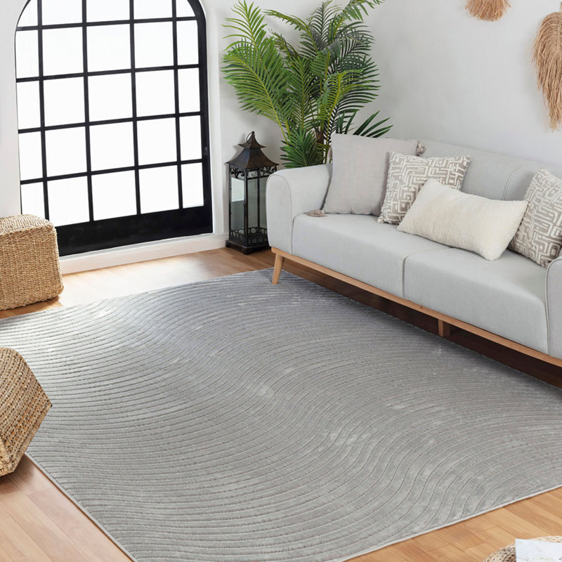 Beyanka Abstract Machine Tufted Area Rug, Rectangle 120 x 170 cm