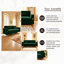 Canapé 3 places en velours Emerald Green