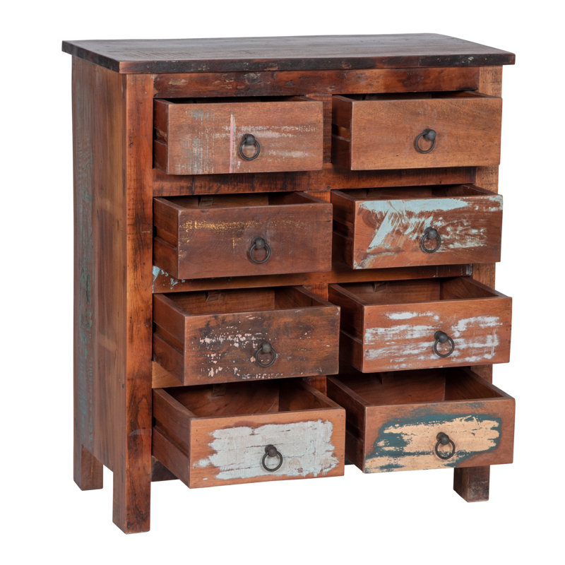 Truby 32'' W Solid Wood Nightstand, Brown
