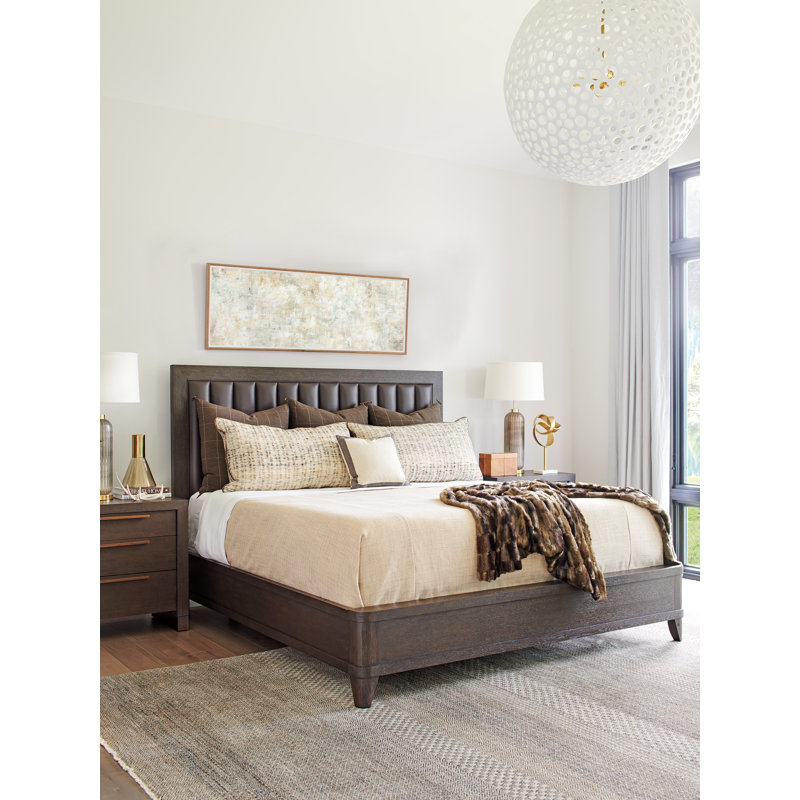 Park City Leather Bed, King
