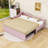 Twin Upholstered Daybed with Pop Up Trundle-608893599
