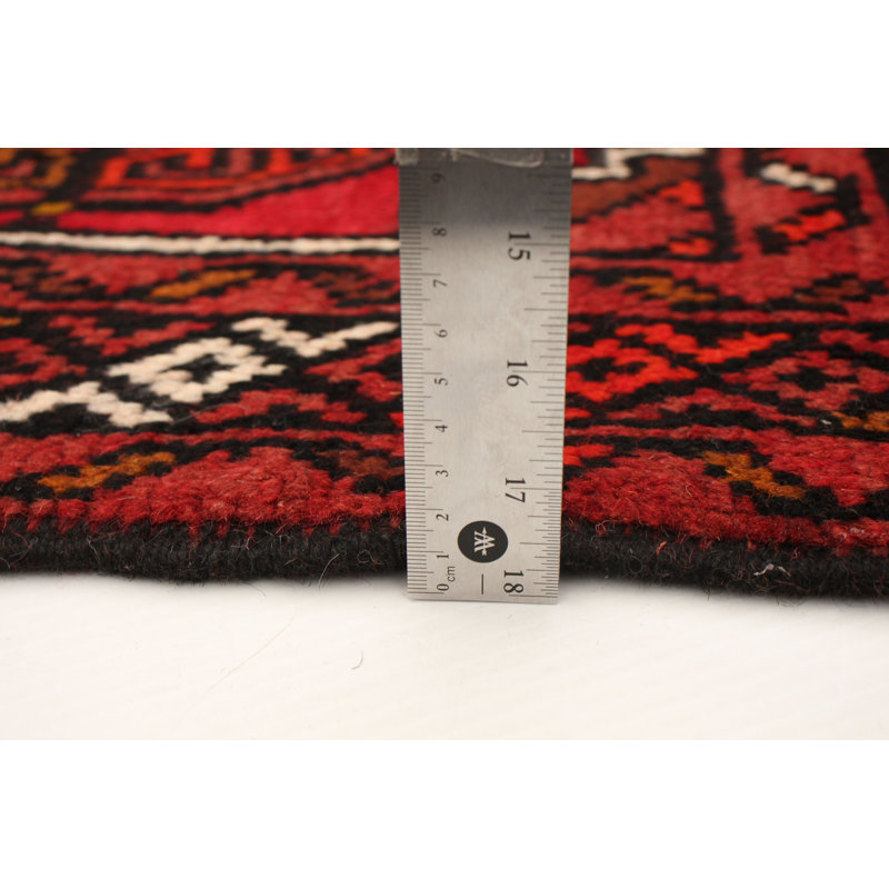 Boltuch One-of-a-Kind 3'5" X 5'5" New Age Wool Area Rug in Red