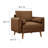 Revive Upholstered Vegan Leather Accent Armchair-105697873