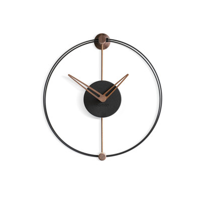 Oak Analog Wall Clock