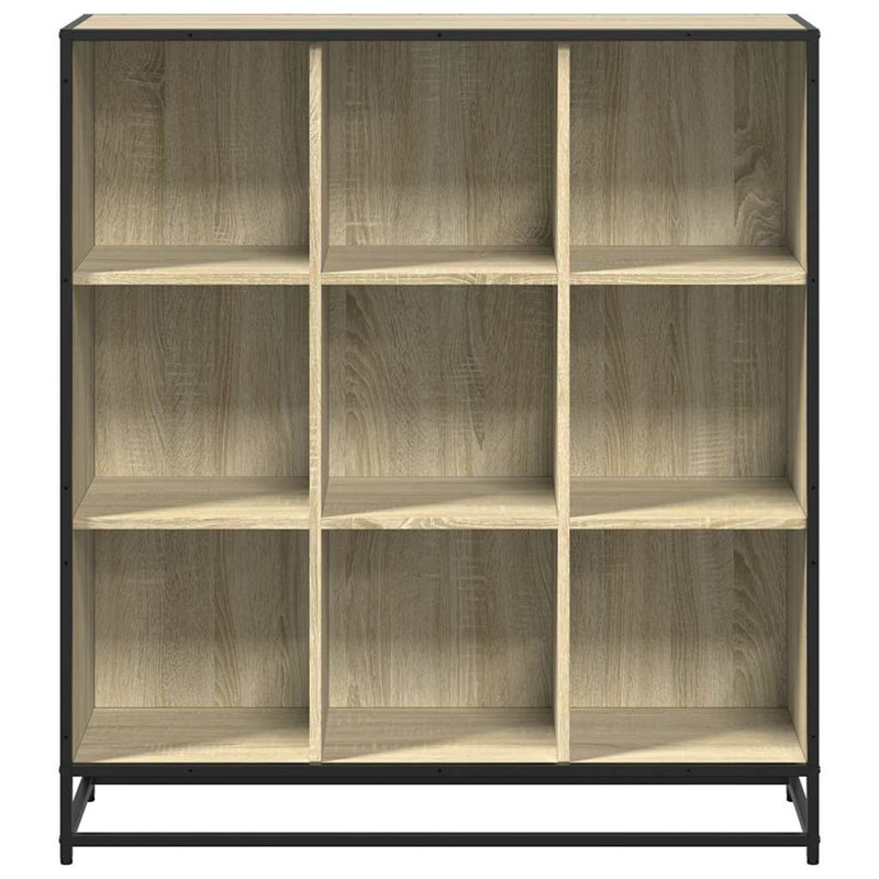 Alvon 107.5cm H Bookcase, Sonoma Oak, (9 Shelves) 107.5cmH x 97.5cmW x 33cmD