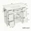 Meuble-lavabo de salle de bain de 122 cm avec lavabo en céramique-1751804688