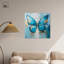 Art sur toile papillon bleu sarcelle par Art Remedy-107782872-107782884