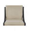 Fauteuil en cuir Sling - poivre