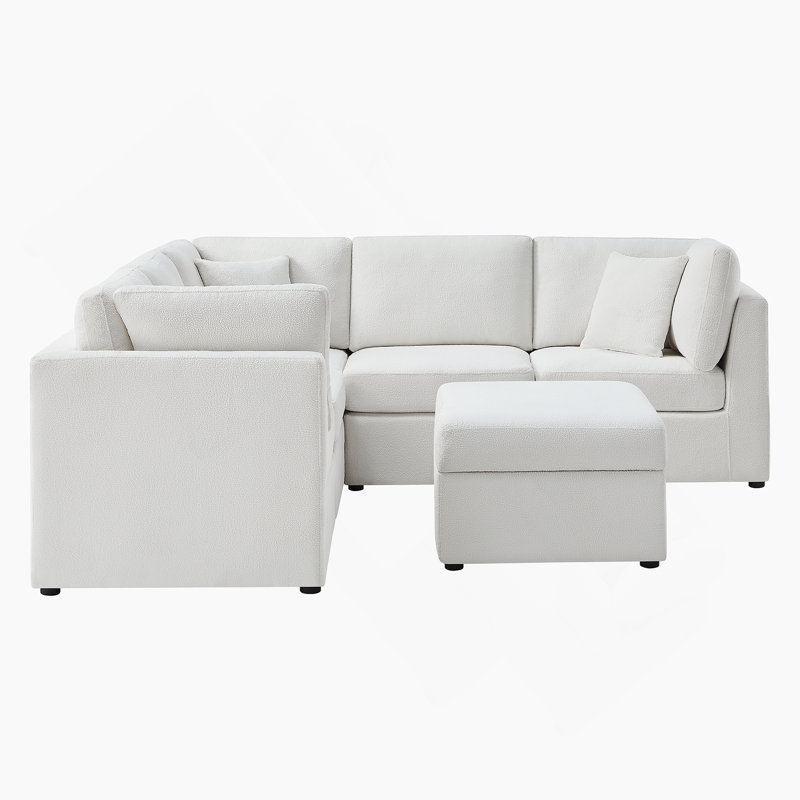 6-PC Sectional  - Ivory