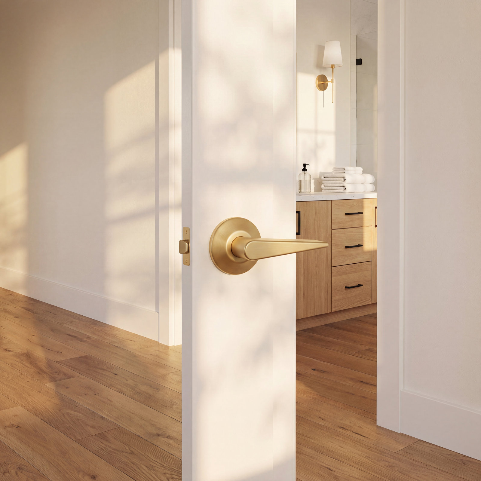 Santa Rosa Toilet Trip Lever, Left Hand, Vibrant Brushed Moderne Brass
