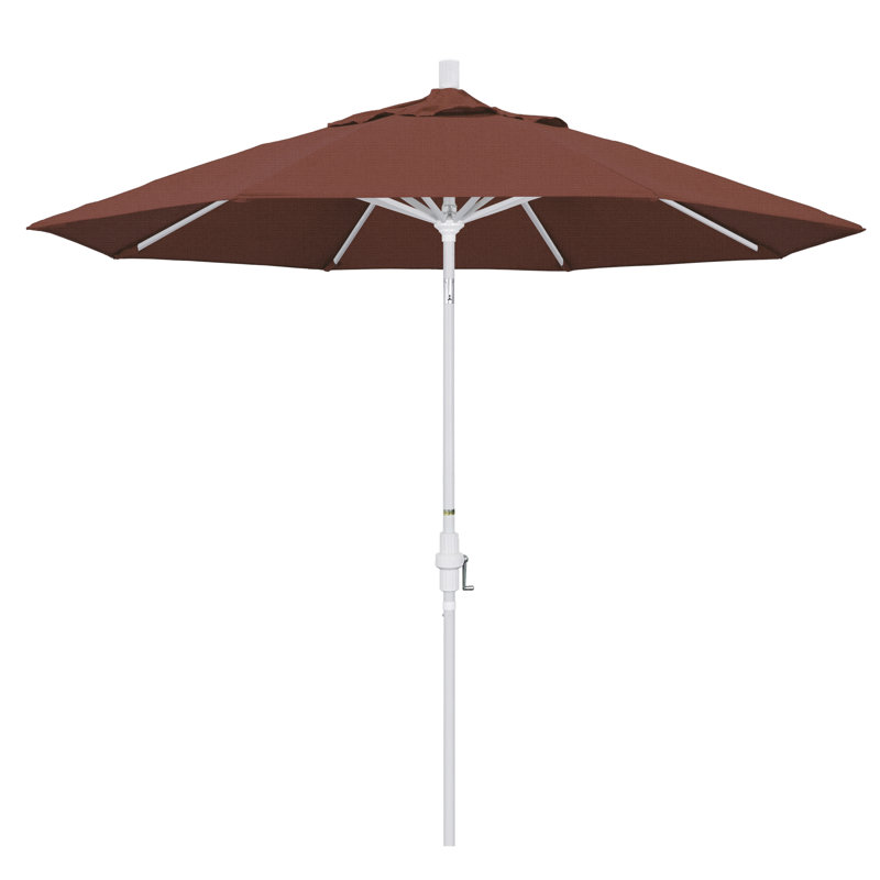Parasol 9 'Market Sunbrella, Oléfine terre cuite ou tissu performance