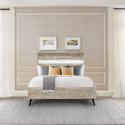 Slat Headboard Design Bed