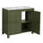 36 " Bathroom Vanity Organizer With Ceramic Sink-502040