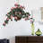 25 inch Hanging Pink Geranium In Basket, Artificial Flower, Faux Floral for Vase Arrangements and Home Decor