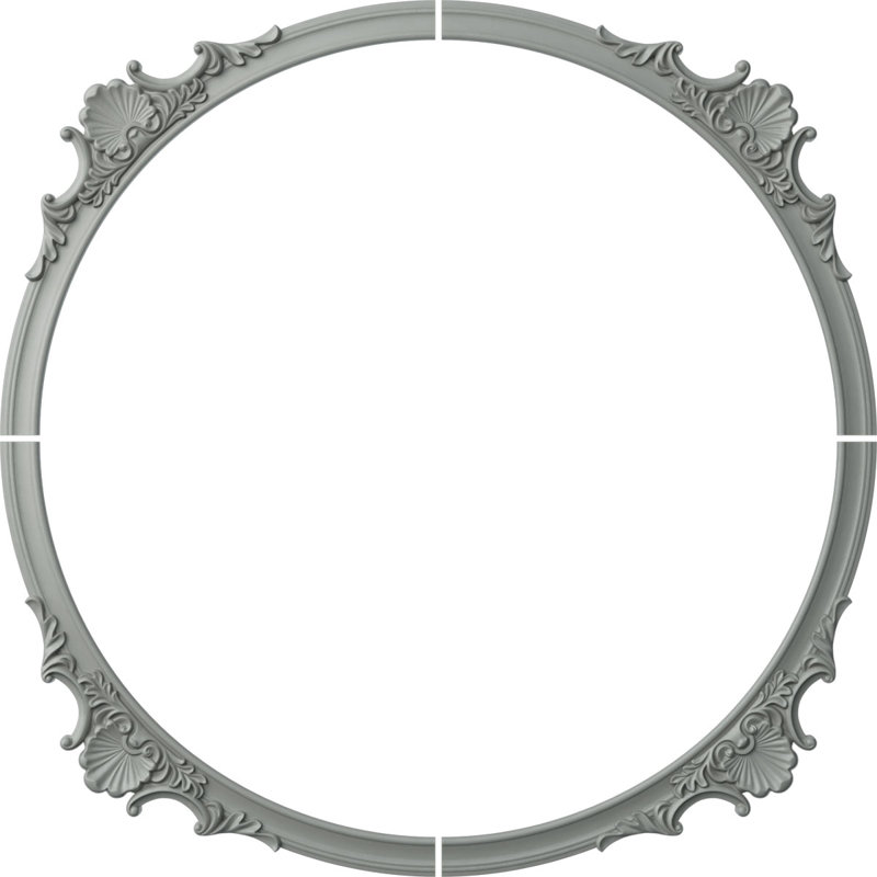 Shell Ceiling Ring Kit, 93.375'' H x 93.375'' W, 4-pack (Makes a Complete Circle)