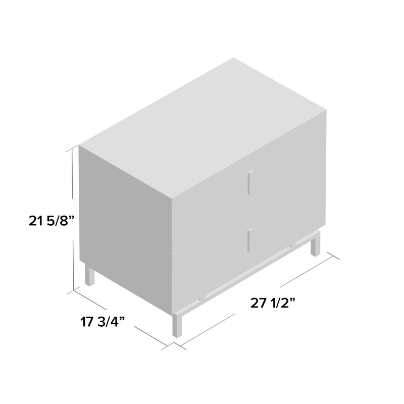 Artavion 2 - Drawer End Table, Gray
