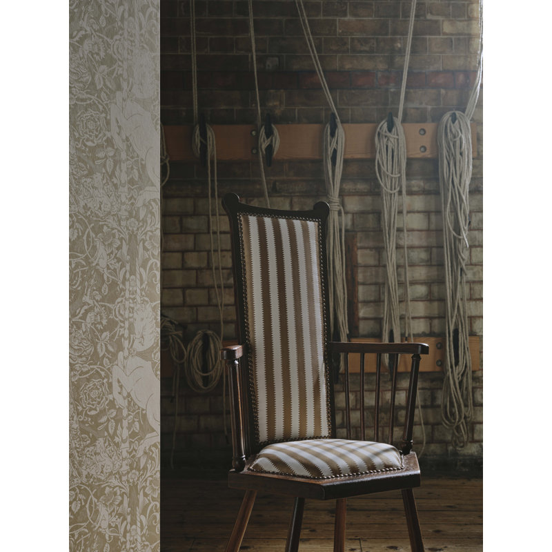 Giles Deacon Regency Aperigon Fabric, Nut/Alabaster